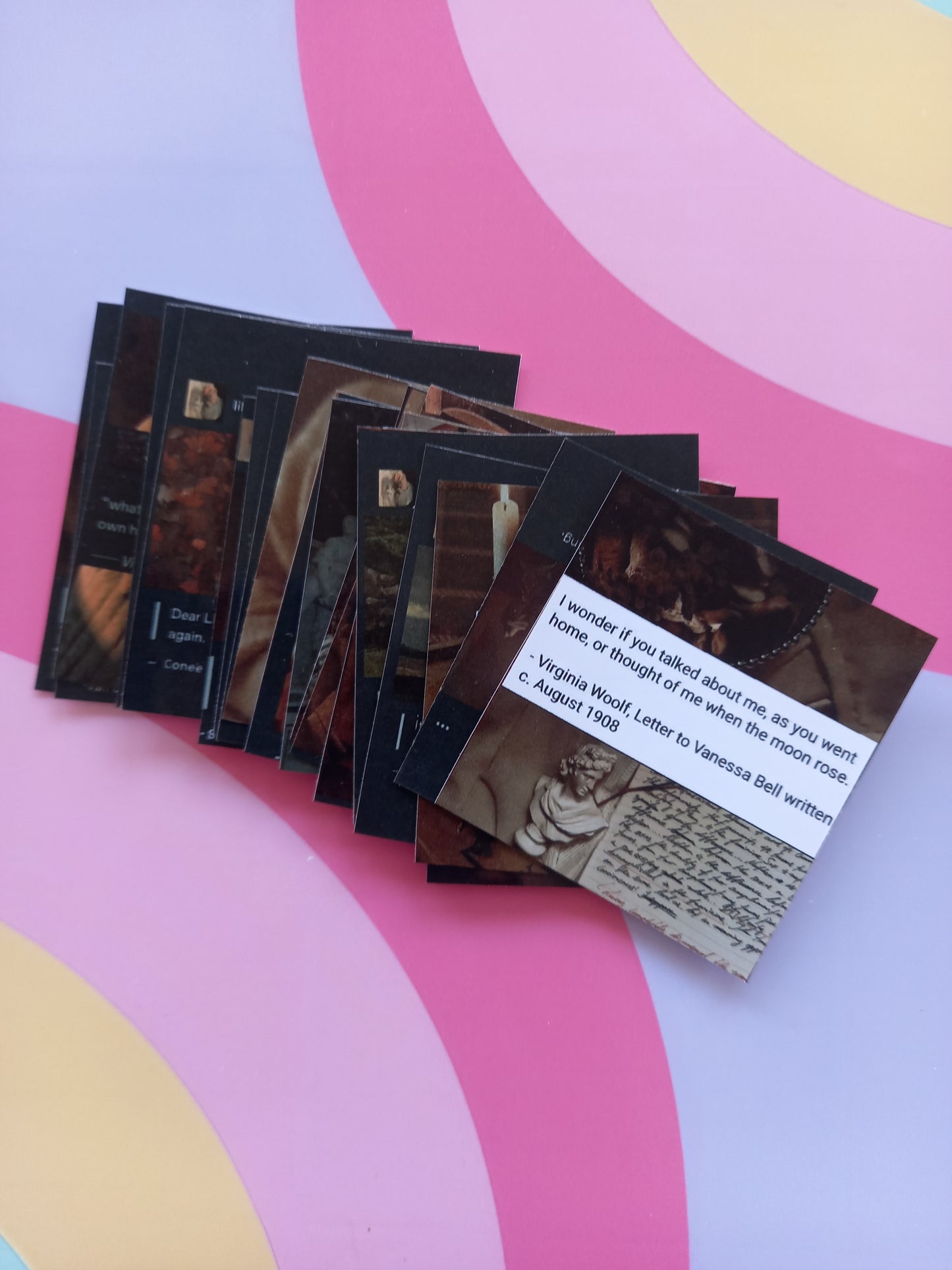 Academia Excerpts Journaling Stickers