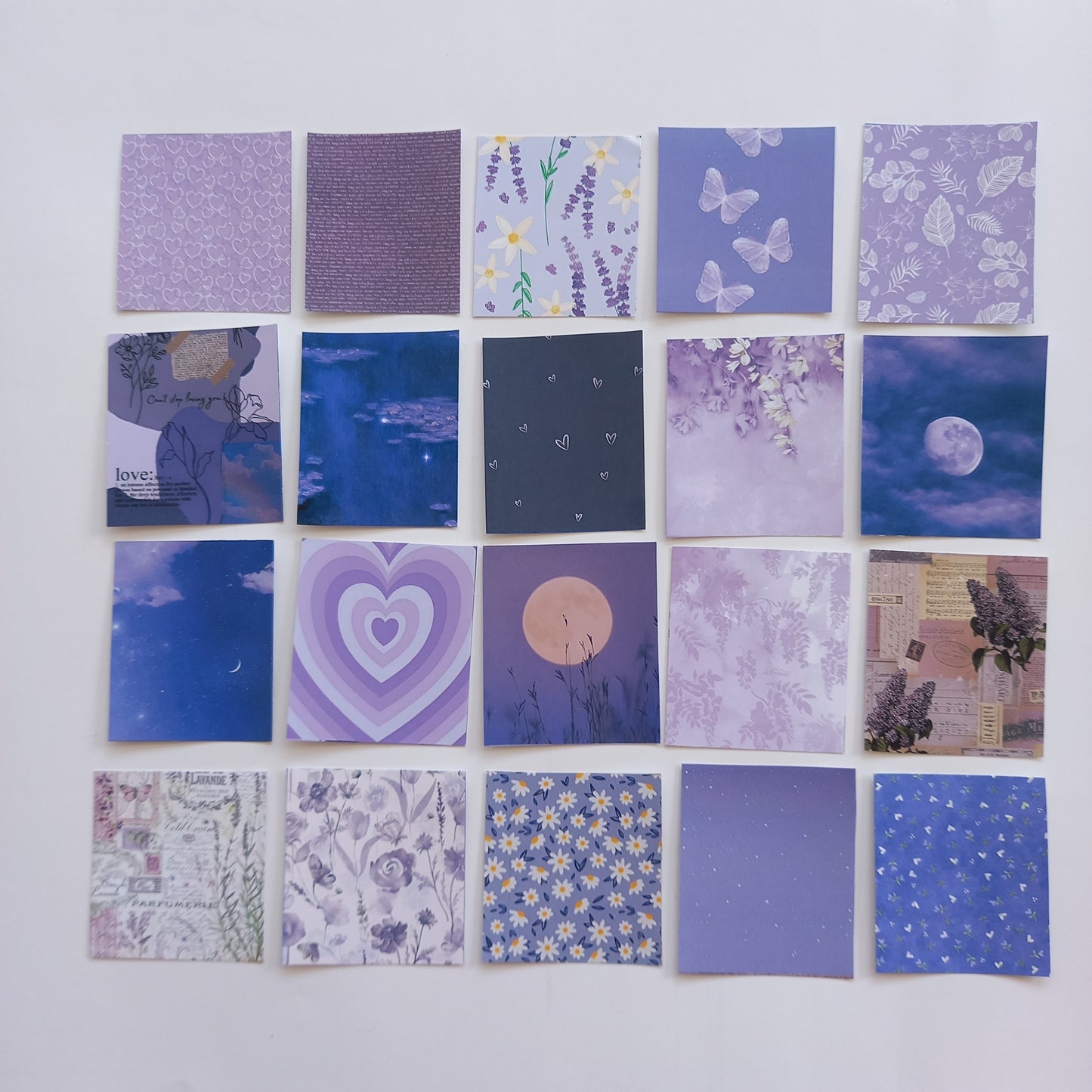 Lavendar Journaling Stickers