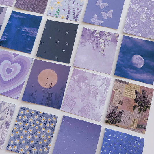 Lavendar Journaling Stickers