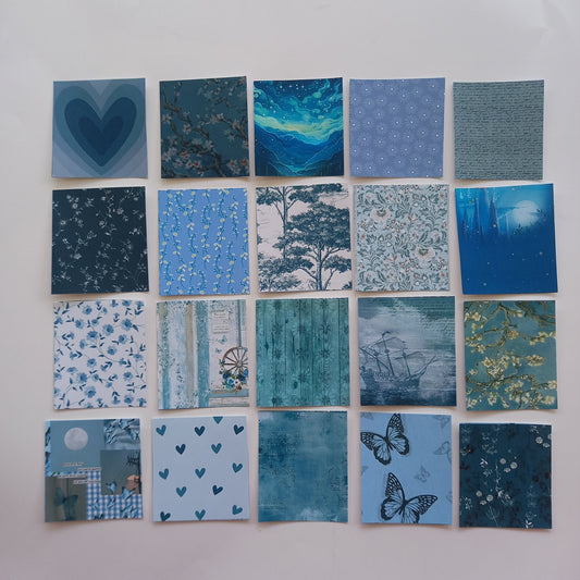 Blue Journaling Stickers