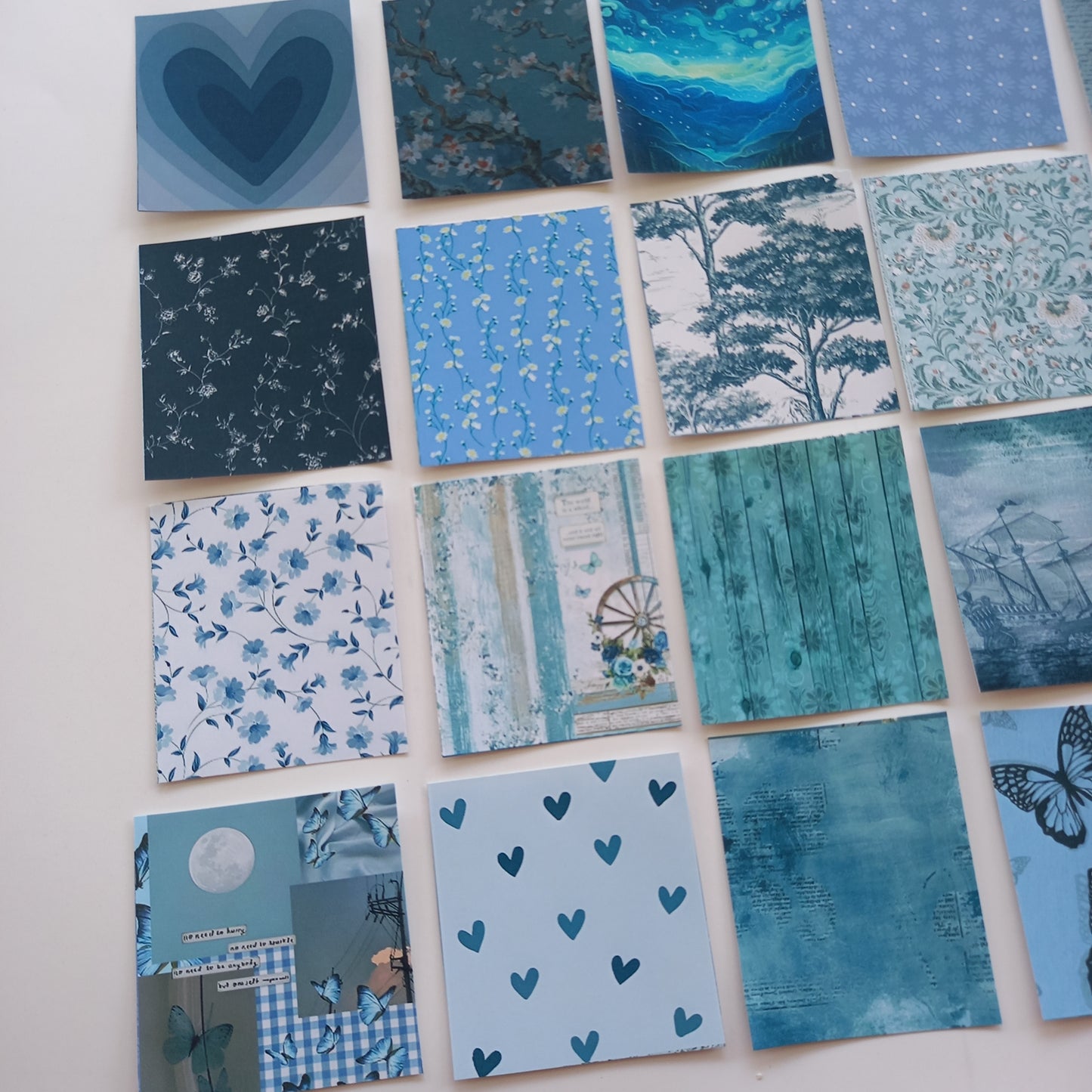 Blue Journaling Stickers