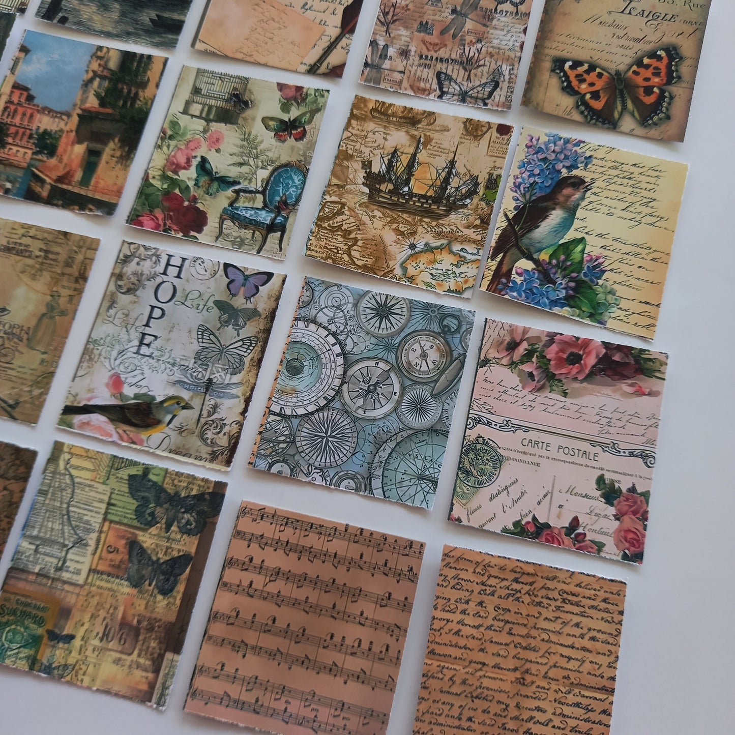 Vintage Journaling Stickers