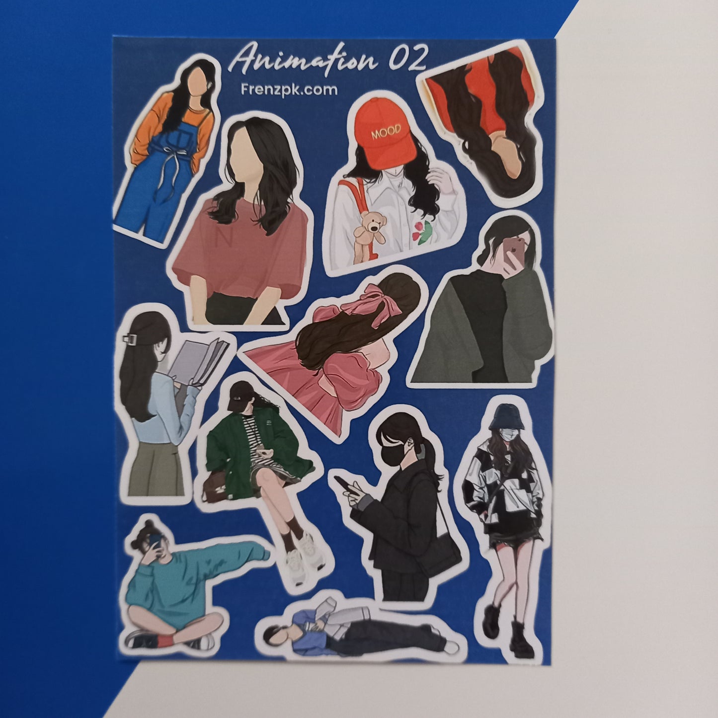 Animation Uncut Sticker Sheets (Pack of 4)