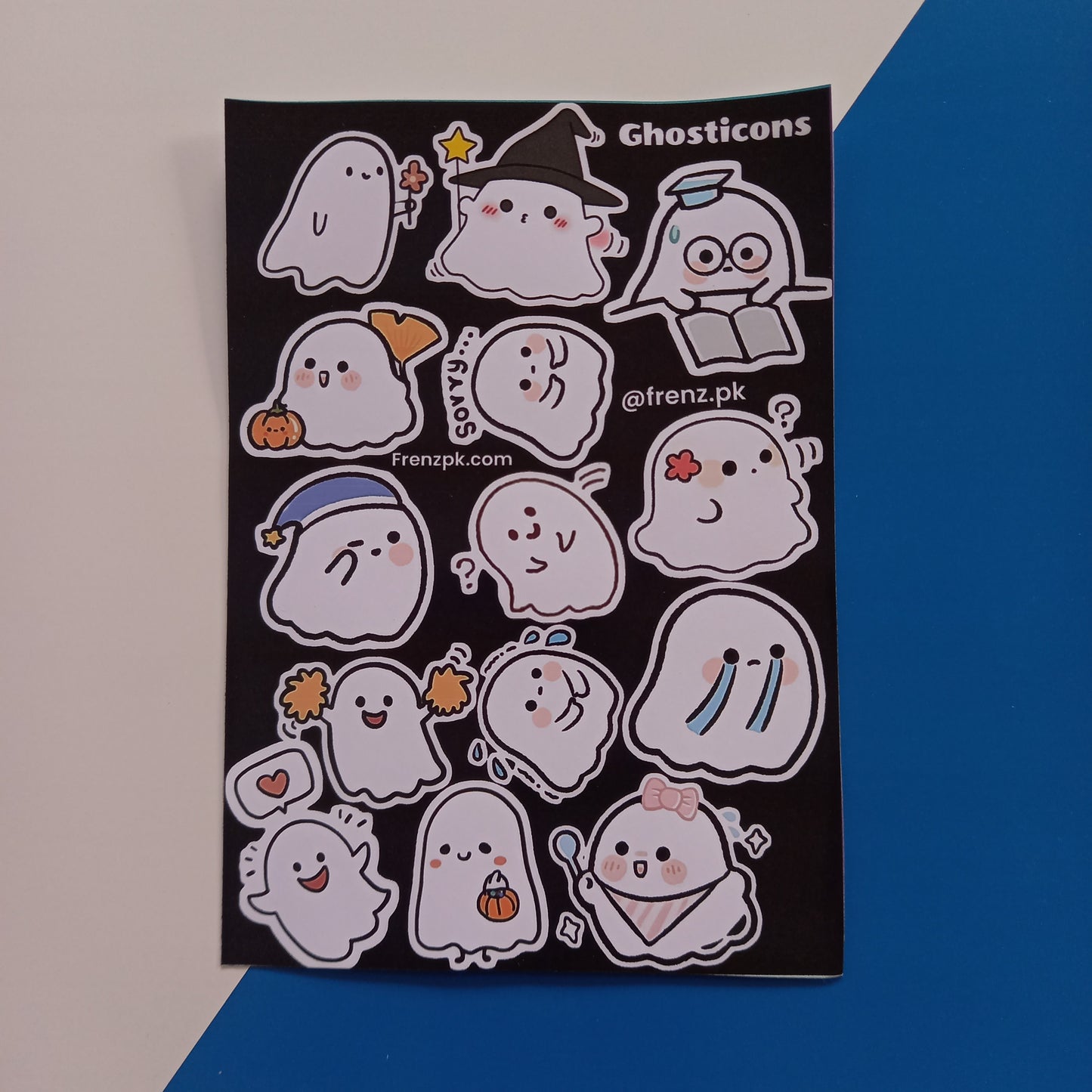 Ghosticons Uncut Sticker Sheet