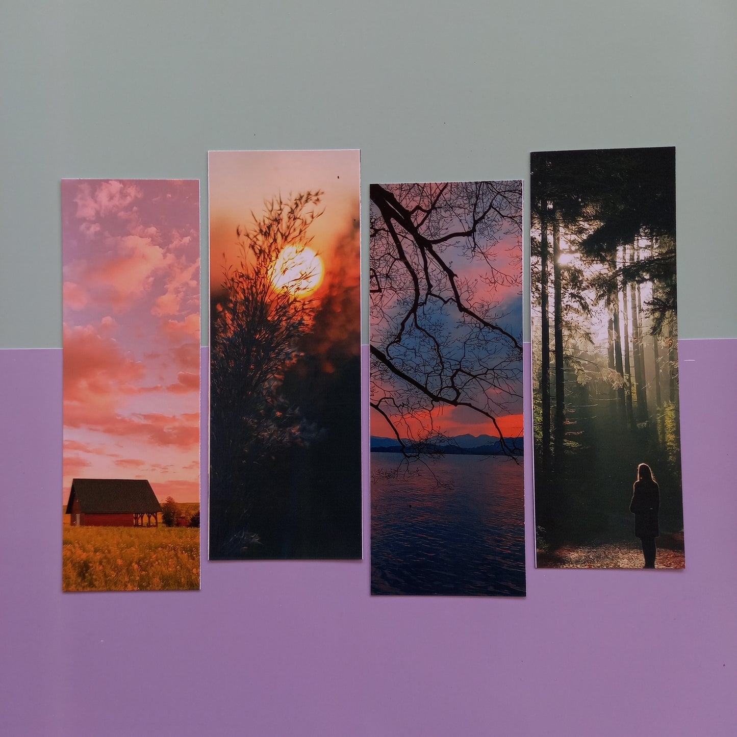 Aesthetic Nature Glossy Bookmarks