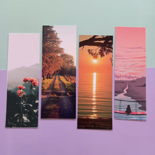 Aesthetic scenery Glossy Bookmarks