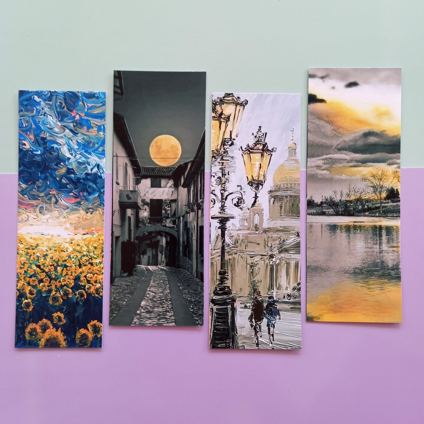 Aesthetic van gogh Glossy Bookmarks