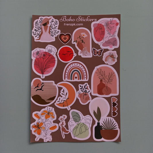 Boho Uncut Sticker Sheet