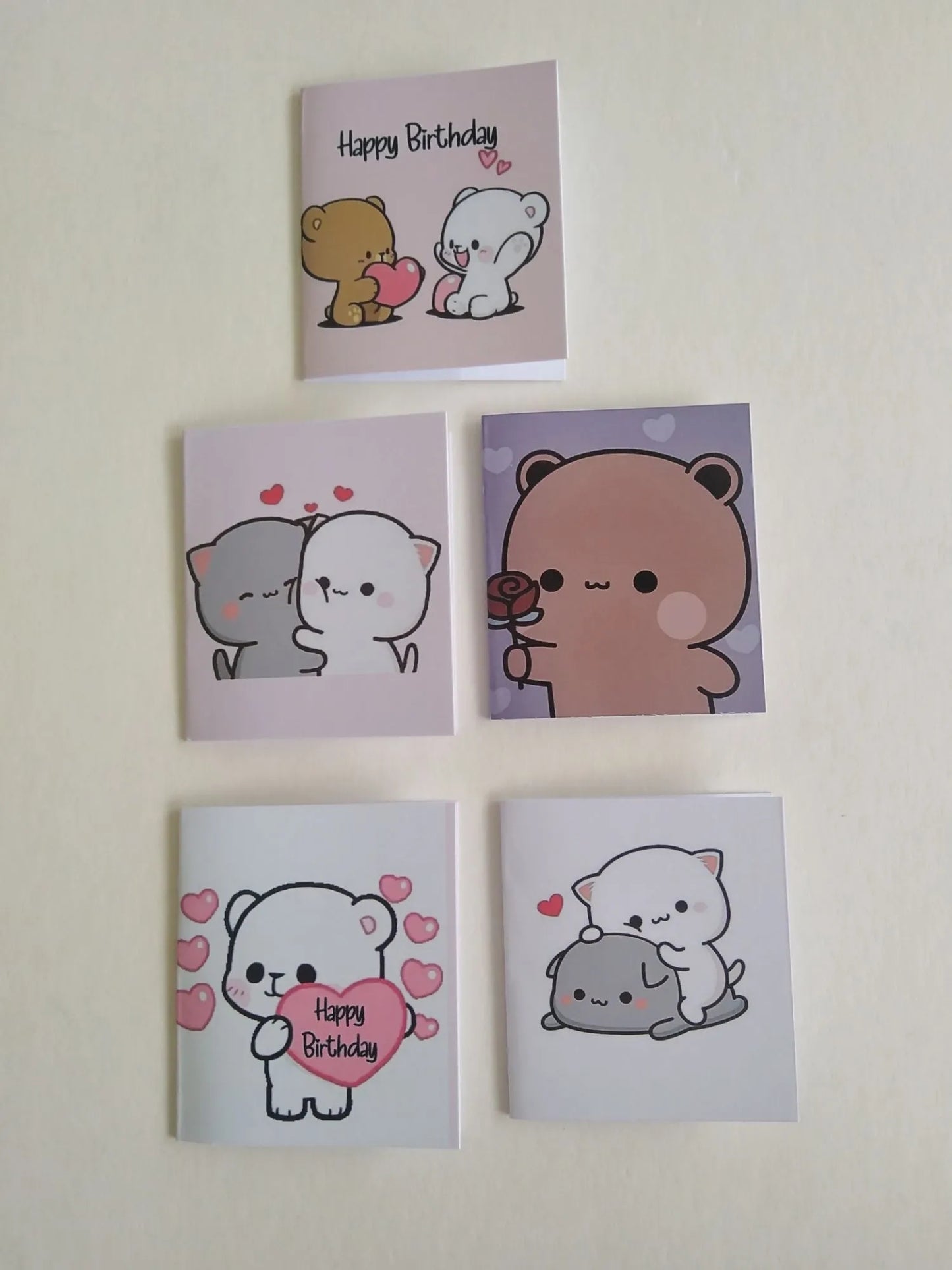 Bubu Birthday Mini Cards