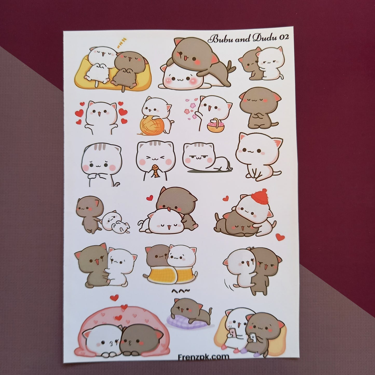 Bubu And Dudu 02 Uncut Sticker Sheet