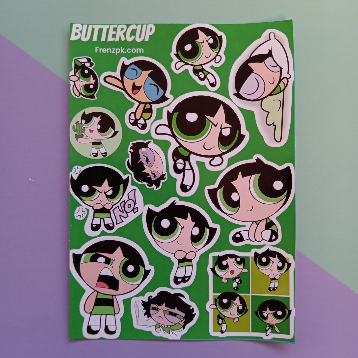 Buttercup Uncut Sticker Sheet