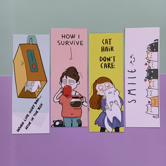 Cat Lovers Glossy Bookmarks