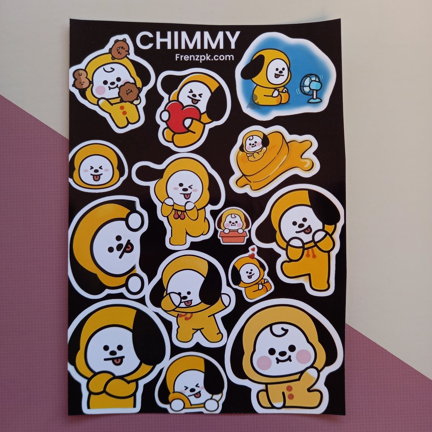 Chimmy Uncut Sticker Sheet