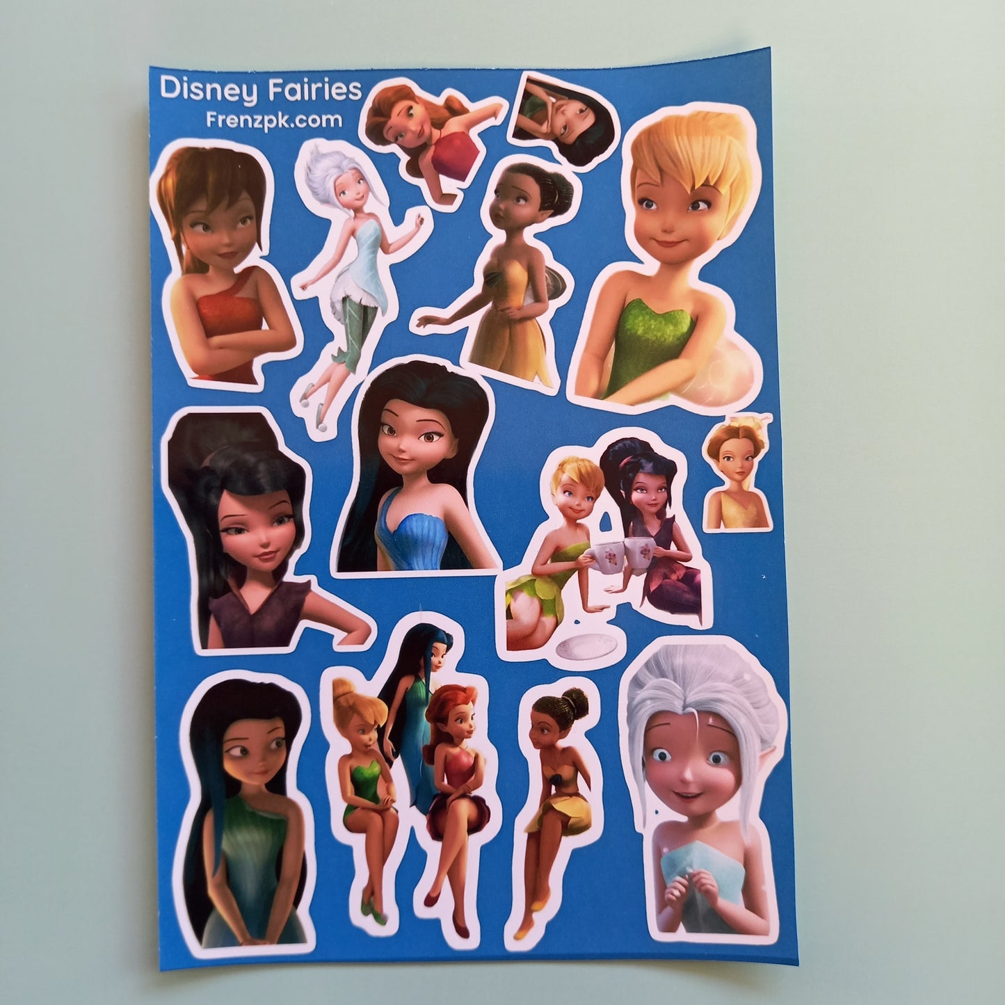 Disney fairies Uncut sticker sheet