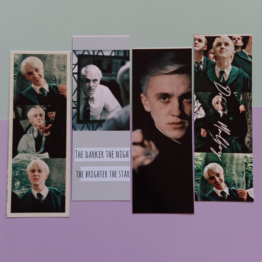 Draco Malfoy Glossy Bookmarks