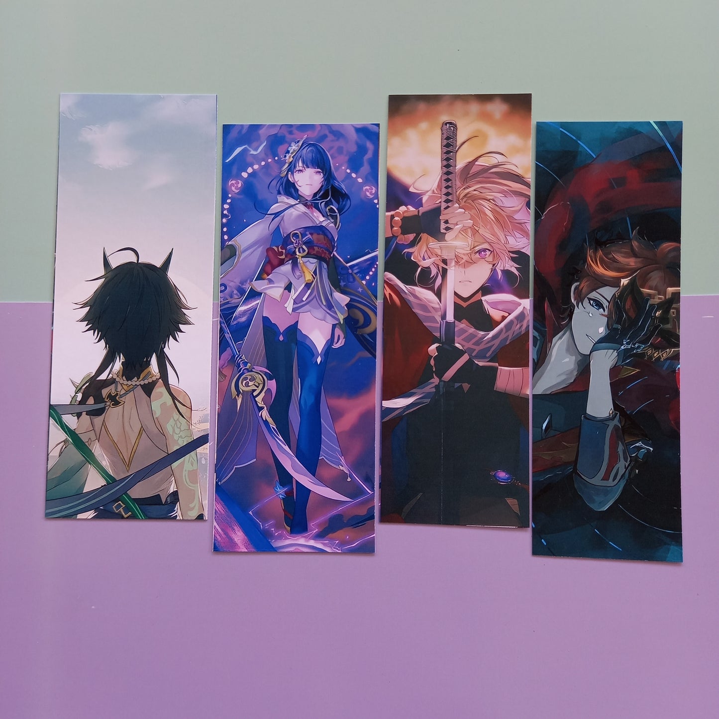 Genshin Impact Glossy Bookmarks