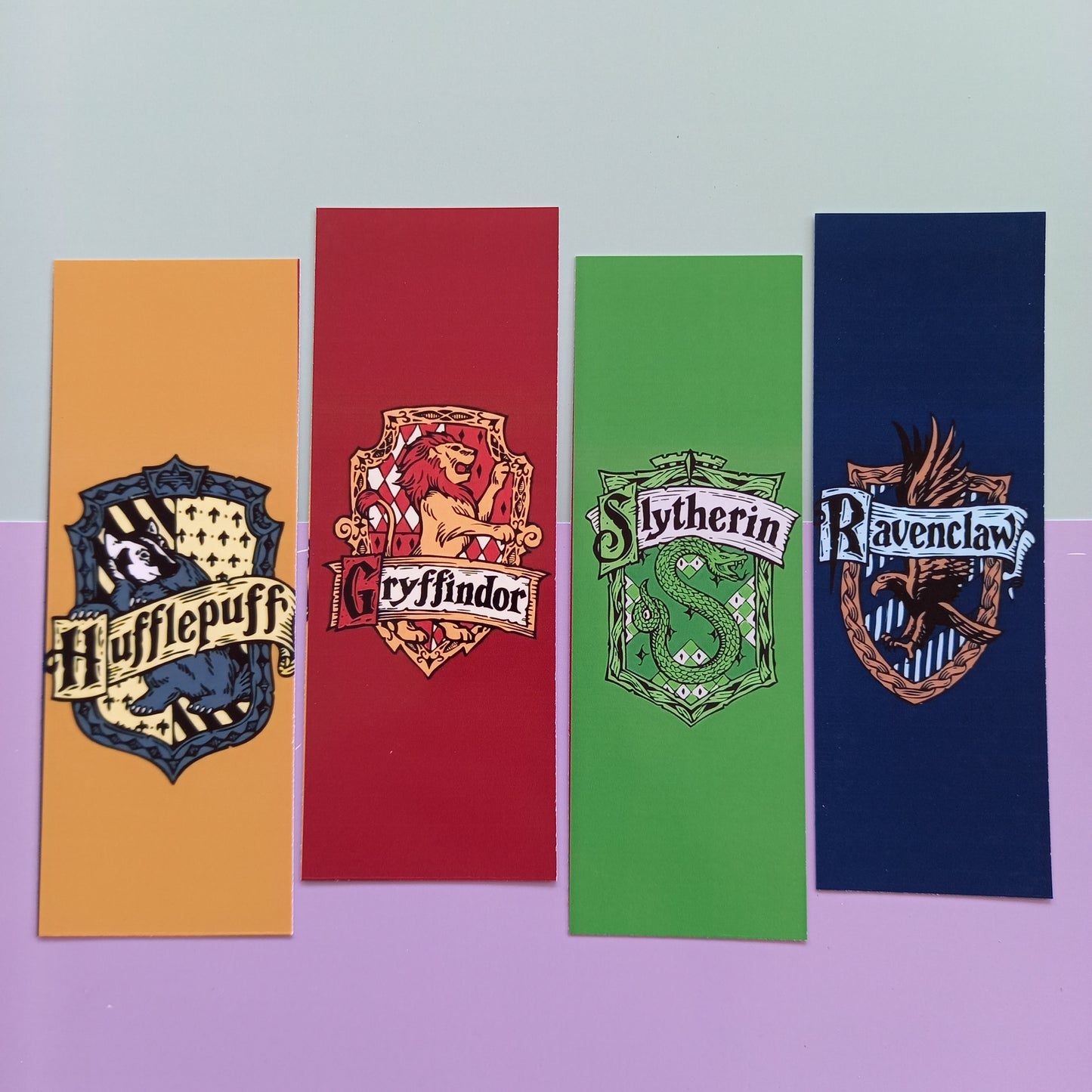 Harry Potter houses Glossy Bookmarks