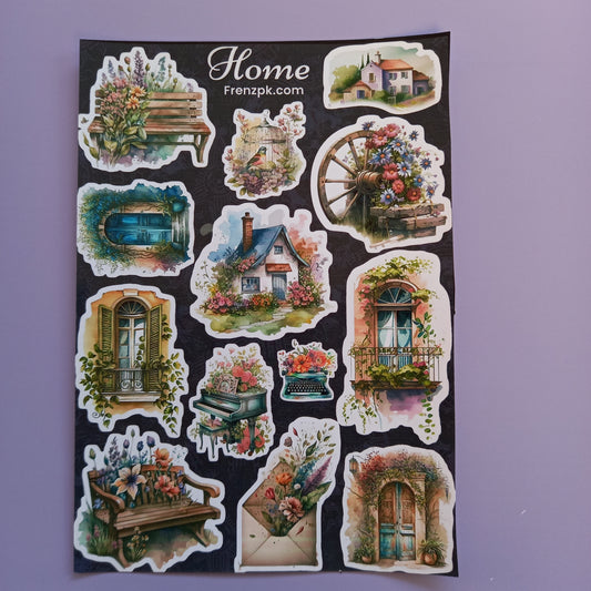 Home  Uncut sticker sheet