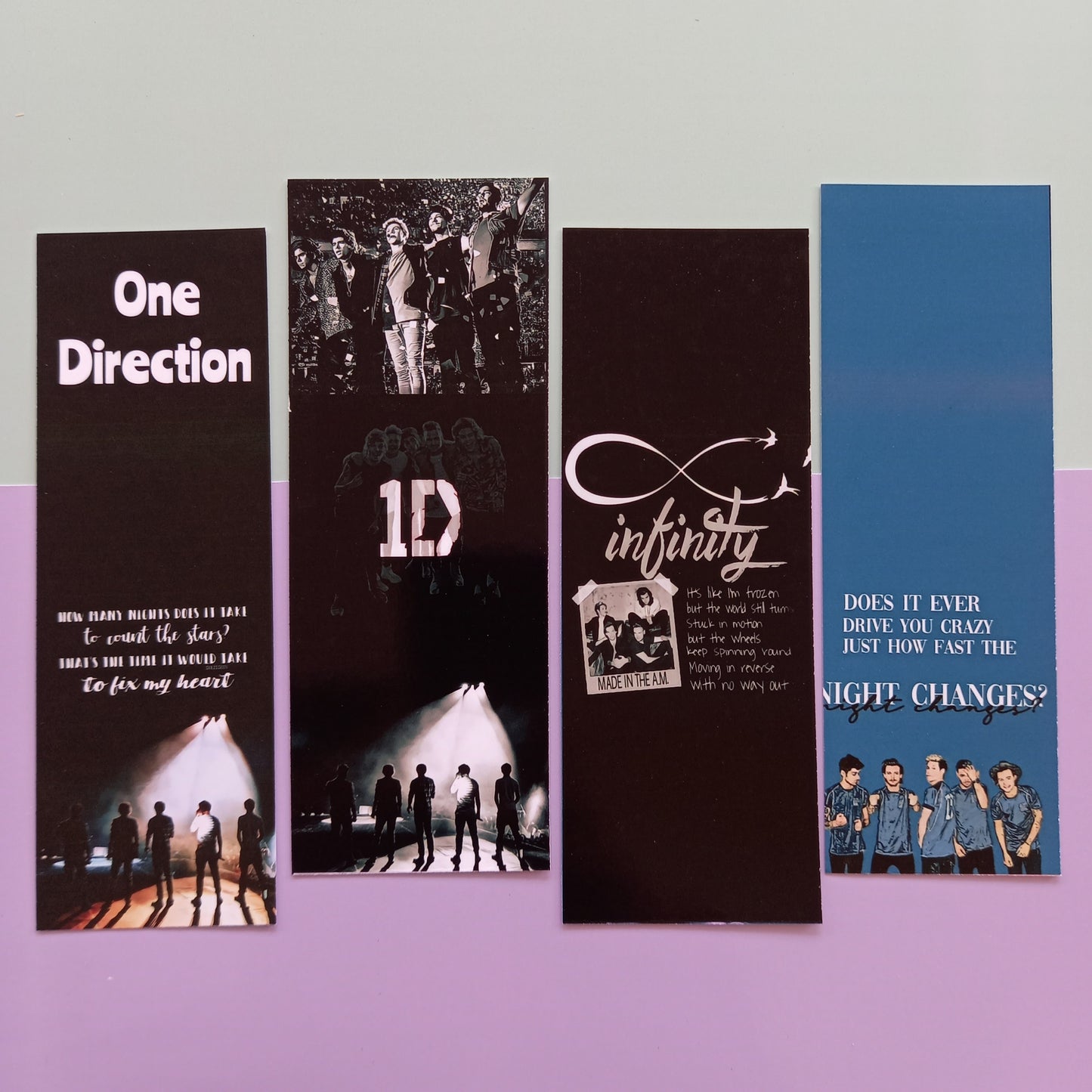 One Direction Glossy Bookmarks