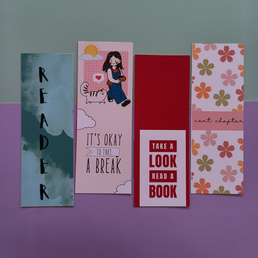 Reader Glossy Bookmarks