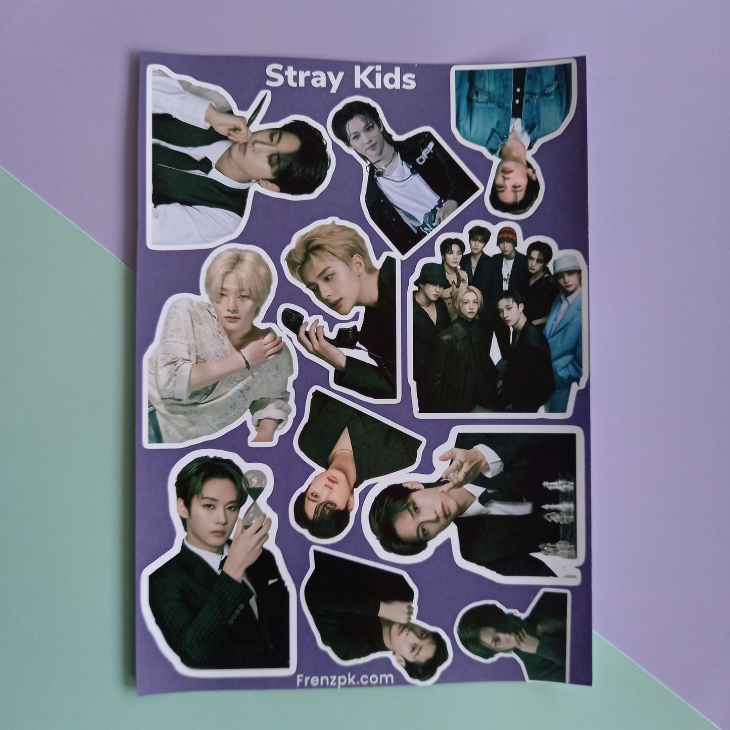 Stray Kids Uncut sticker sheet