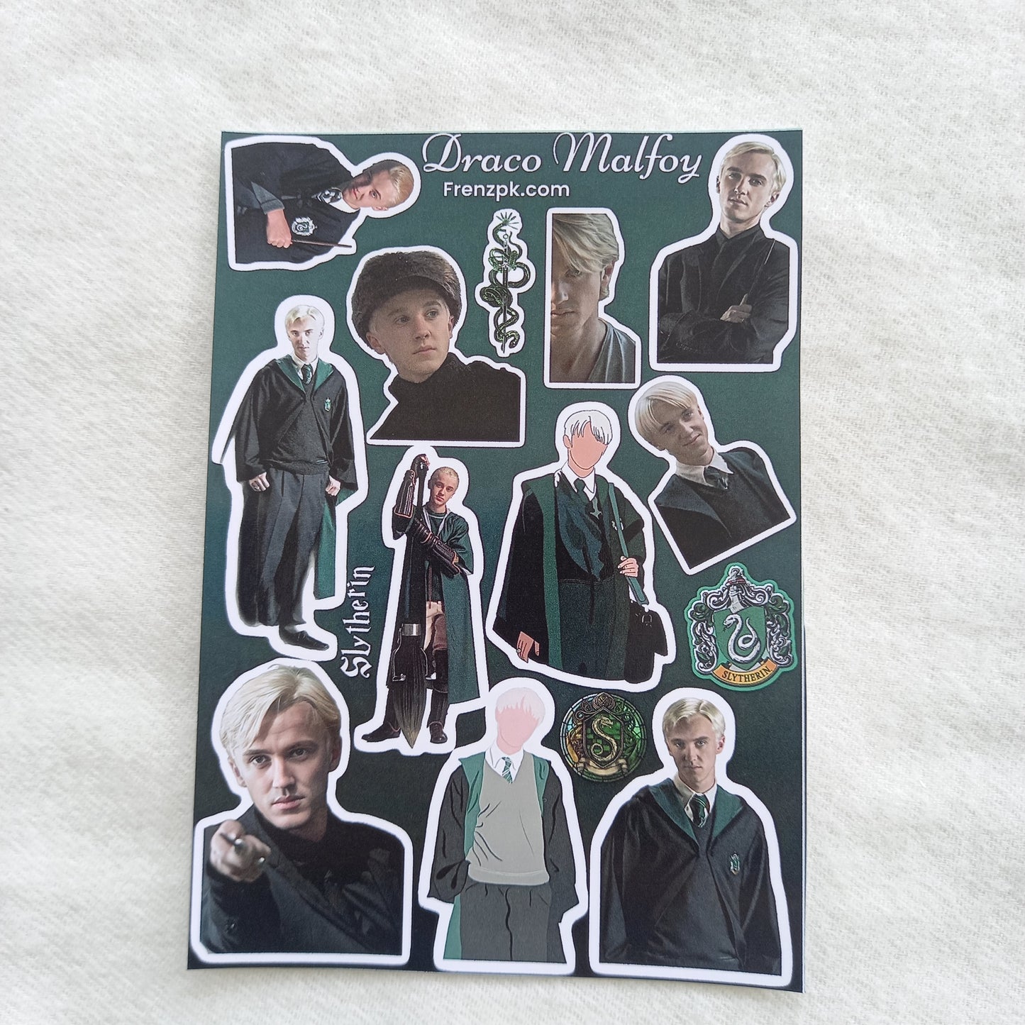 Slytherin Uncut Sticker Sheets (Pack of 4)