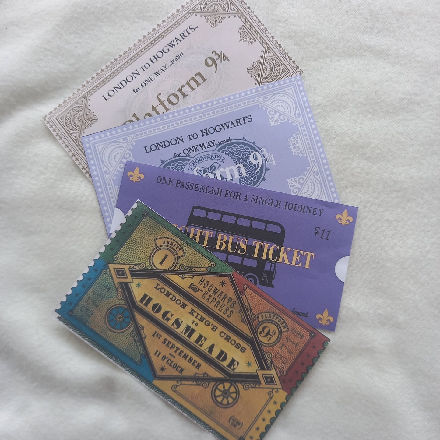 Harry Potter Tickets Pack of 4