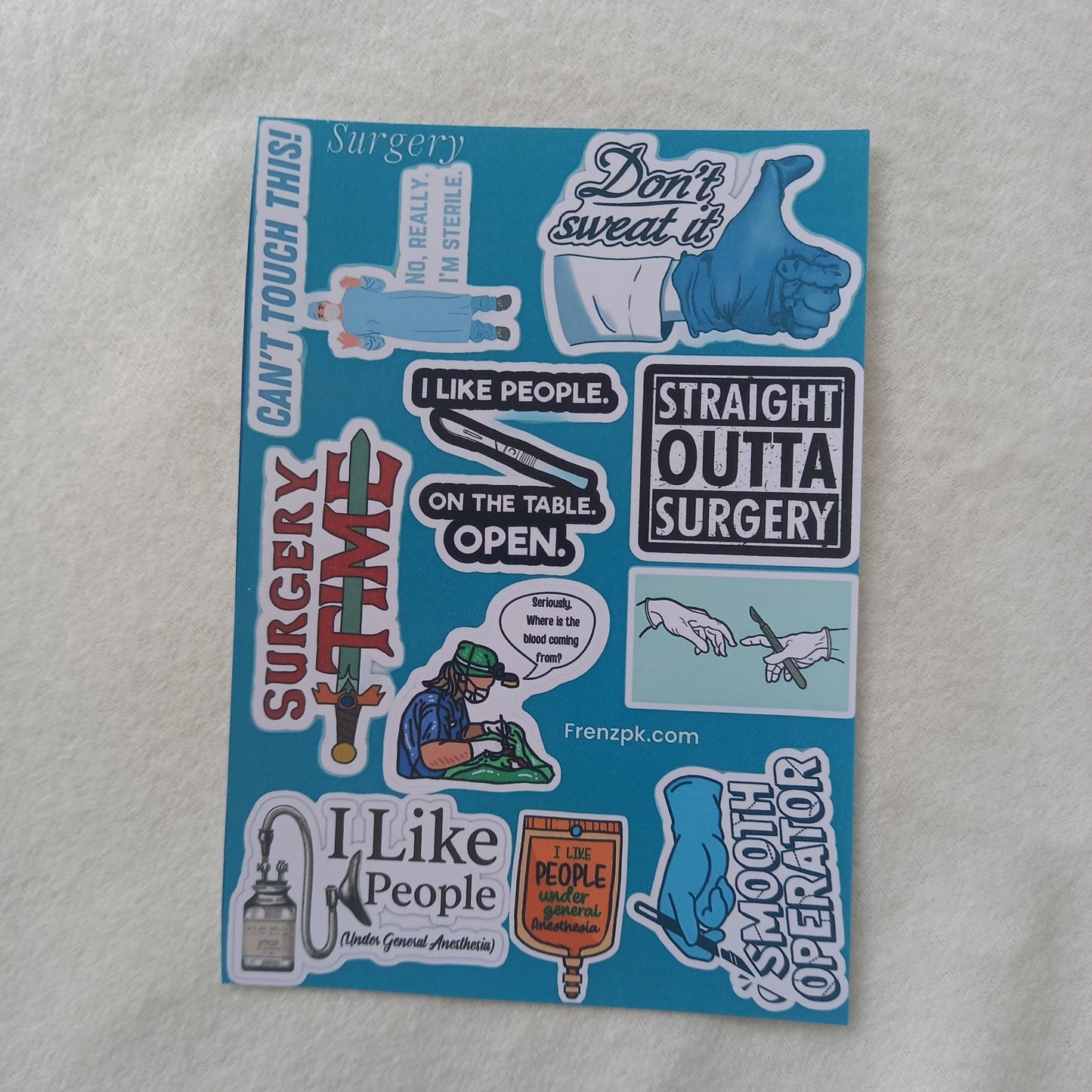 Medico Uncut Sticker Sheets (Pack of 4)