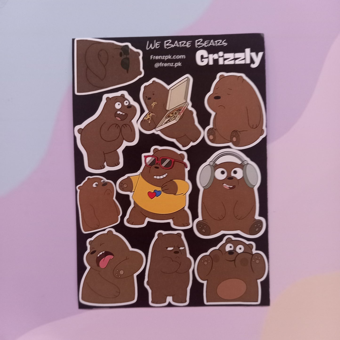 We bare bears Uncut Sticker Sheets (Pack of 4)