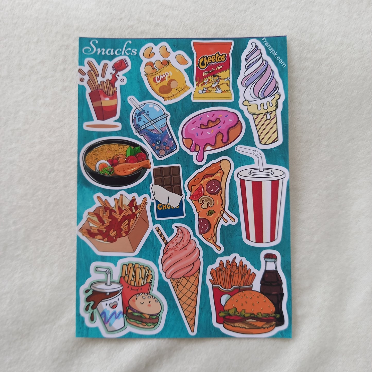 Social Chill Uncut Sticker Sheets (Pack of 4)