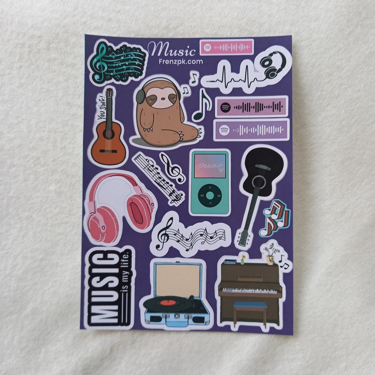 Social Chill Uncut Sticker Sheets (Pack of 4)