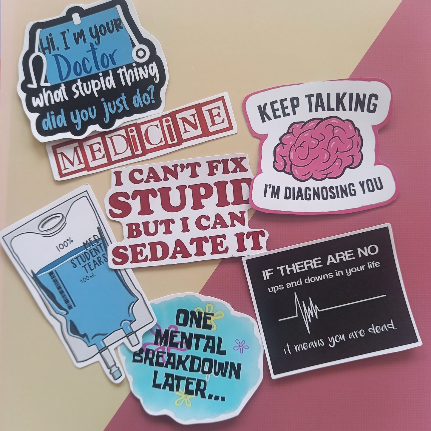 Medico Stickers - Pack of 7