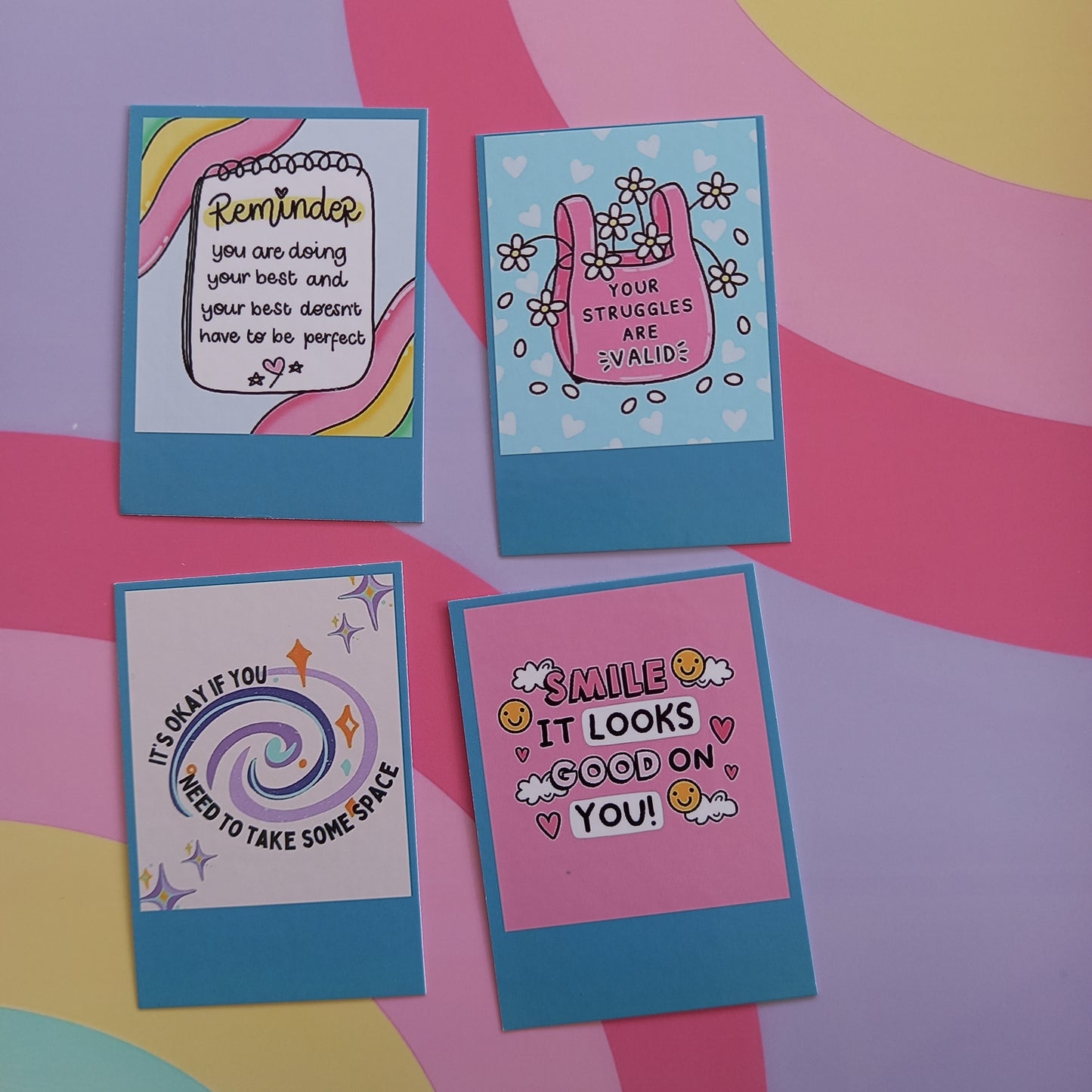 Self Affirmations Polaroids Pack of 16