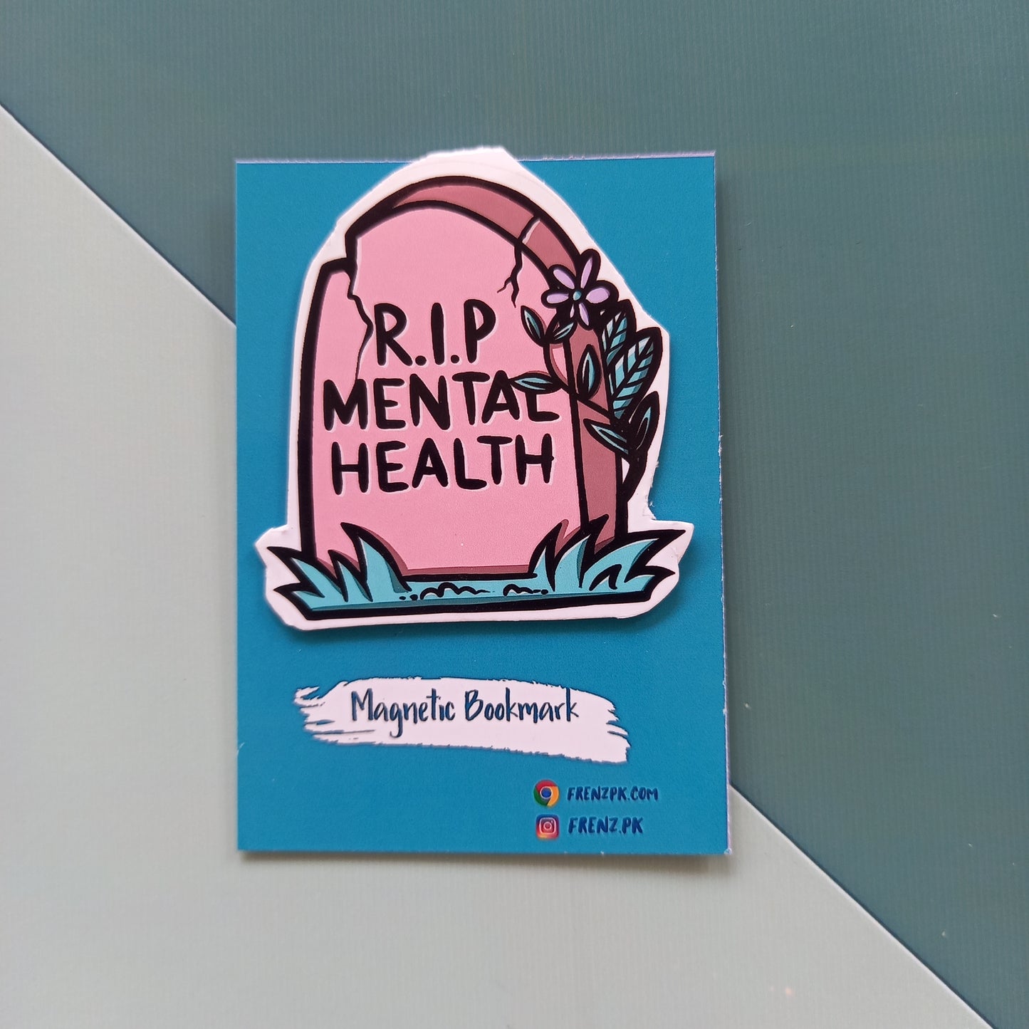 RIP Mental Health Magnetic Bookmark