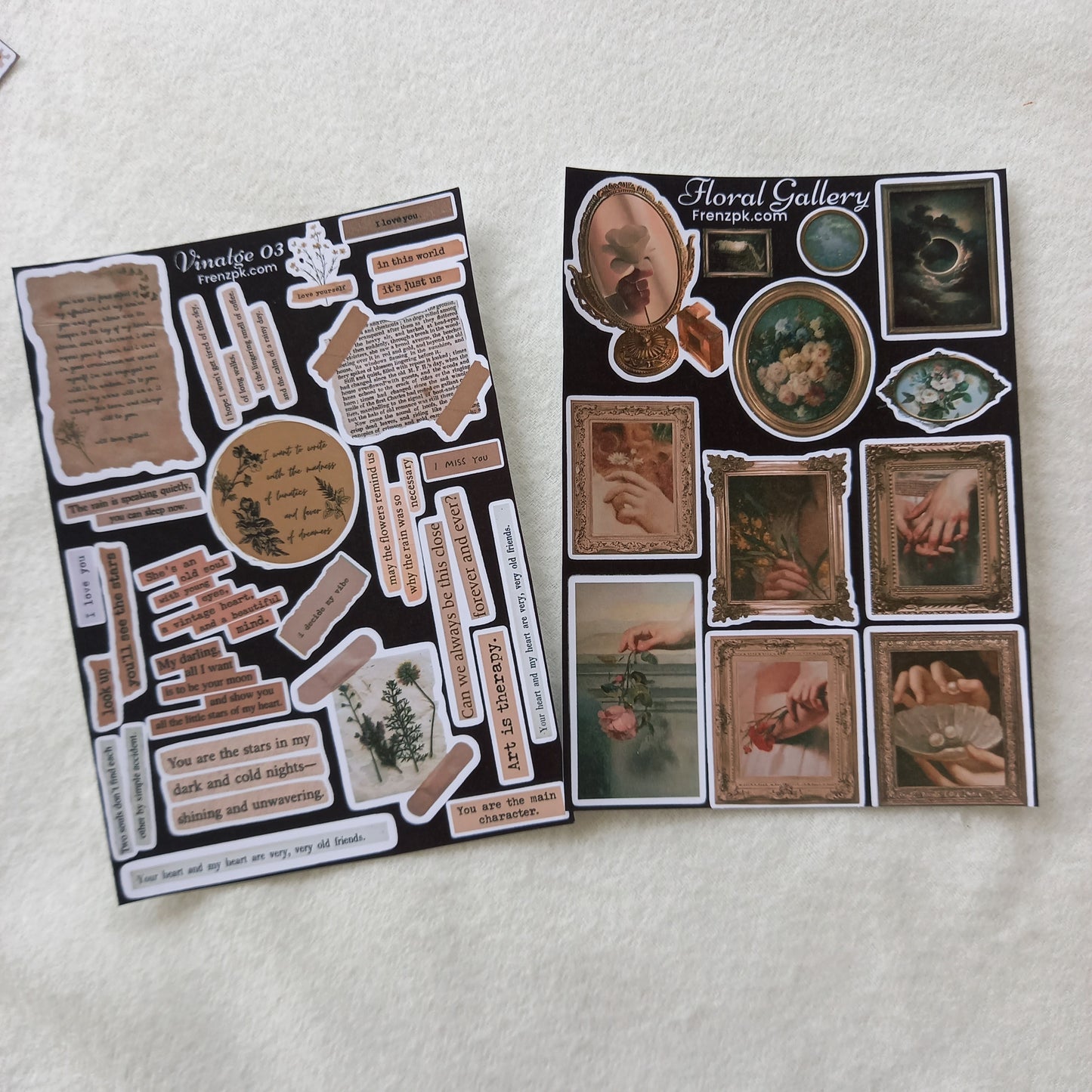 Vintage Heist Uncut Sticker Sheets (Pack of 16)