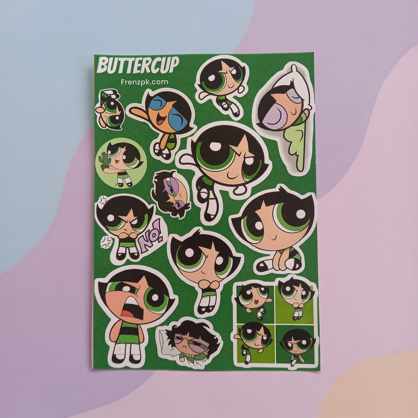 Powerpuff Girls Uncut Sticker Sheets (Pack of 4)