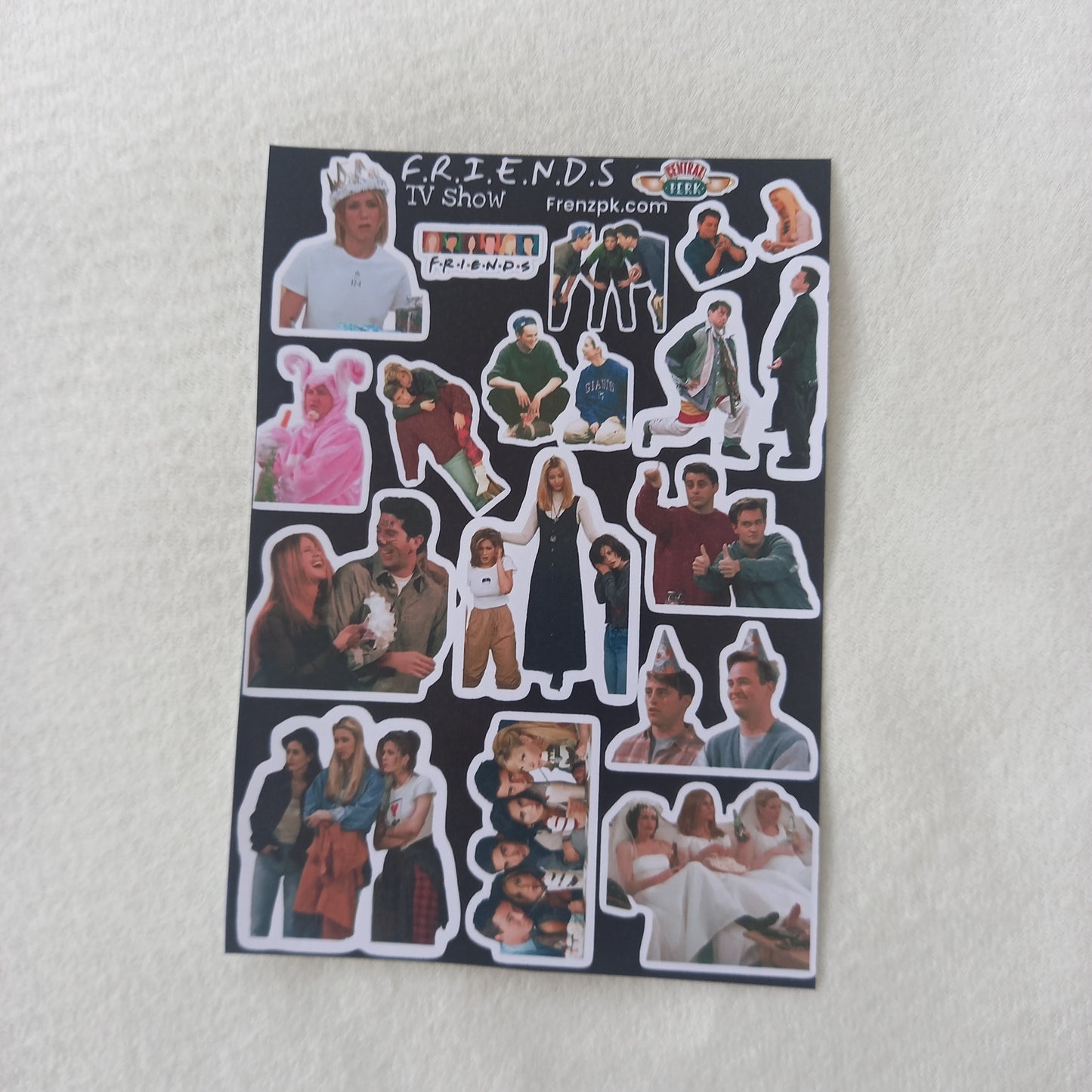 FRIENDS Uncut Sticker Sheets (Pack of 4)