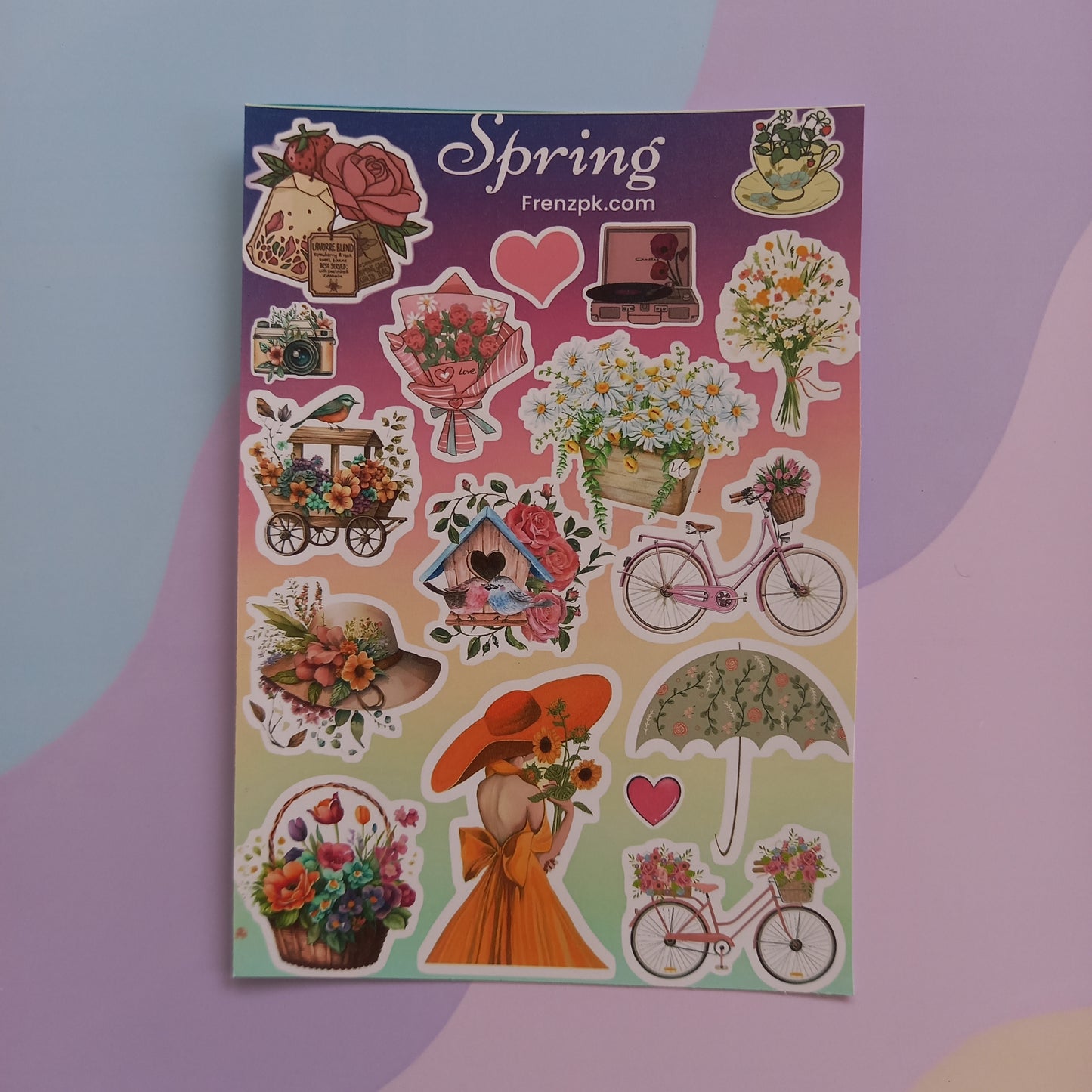 Seasons Uncut Sticker Sheets (Pack of 4)