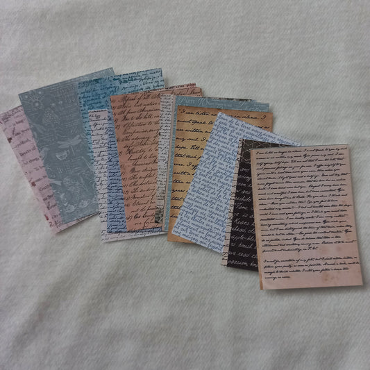 Vintage Writings 32 pcs paper journaling crafts