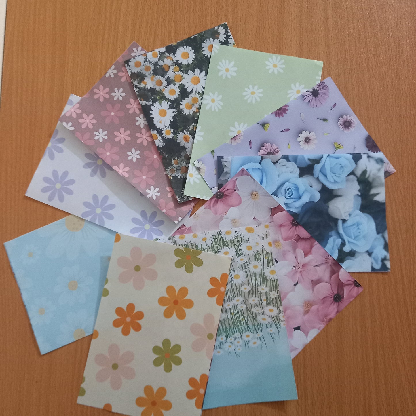 Floral Fantasia Pack of 20 paper journal crafts (A6 size)