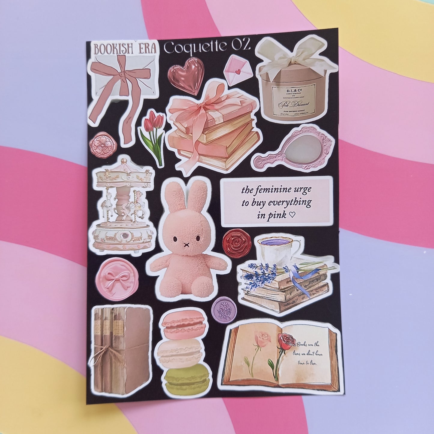 Coquette Sticker Sheets (Pack of 4)