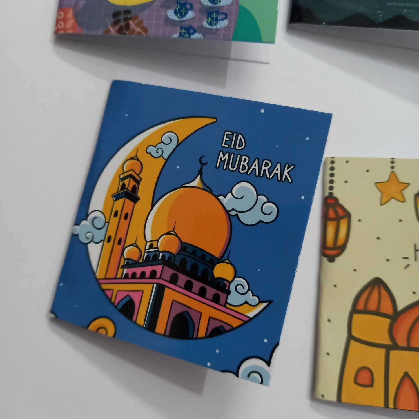 Eid Mubarak aesthetic Mini Cards