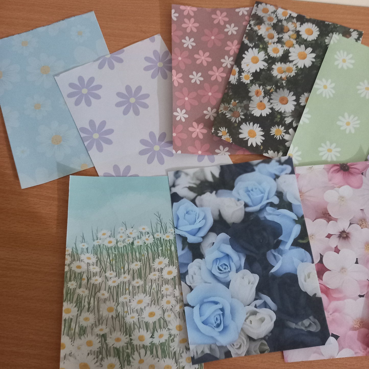 Floral Fantasia Pack of 20 paper journal crafts (A6 size)