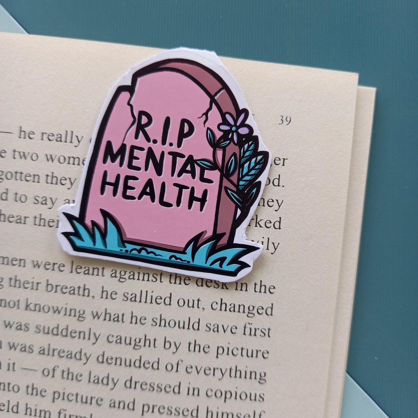 RIP Mental Health Magnetic Bookmark