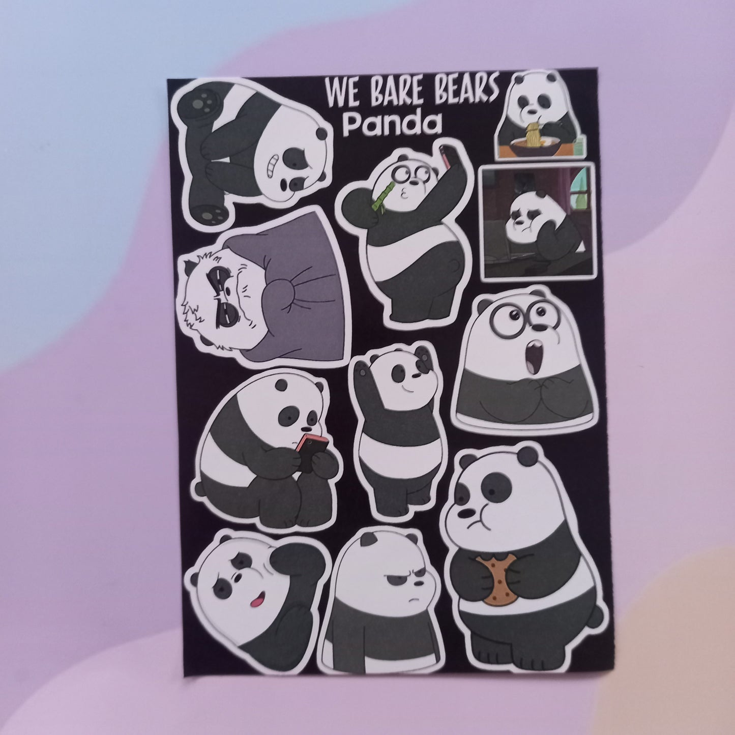 We bare bears Uncut Sticker Sheets (Pack of 4)