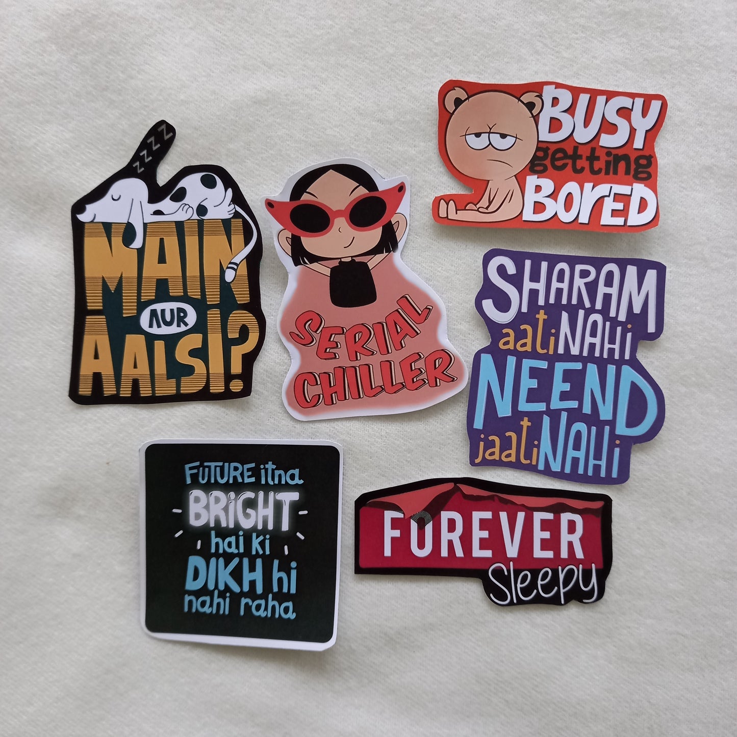 Serial Chiller Stickers - Pack of 6