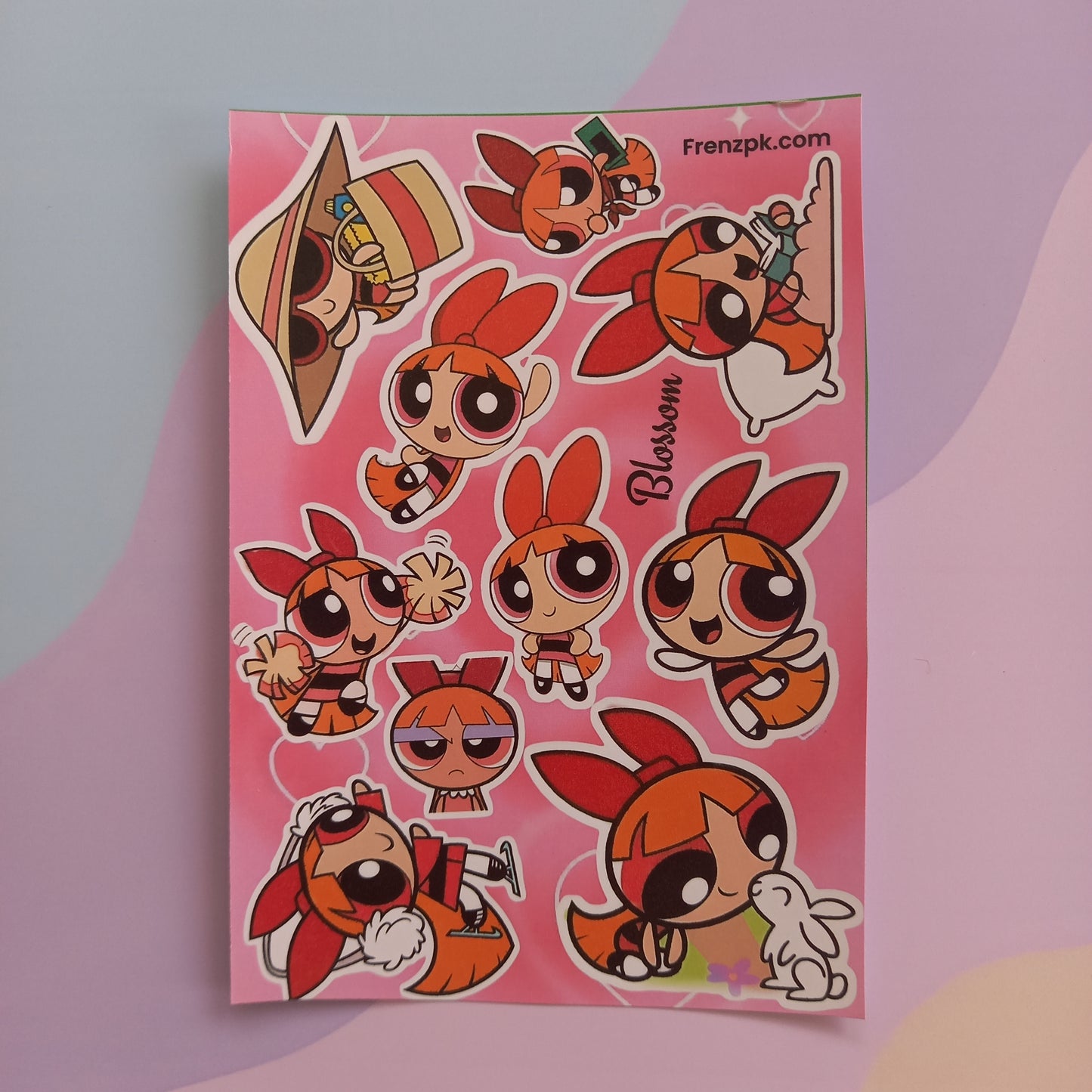 Powerpuff Girls Uncut Sticker Sheets (Pack of 4)