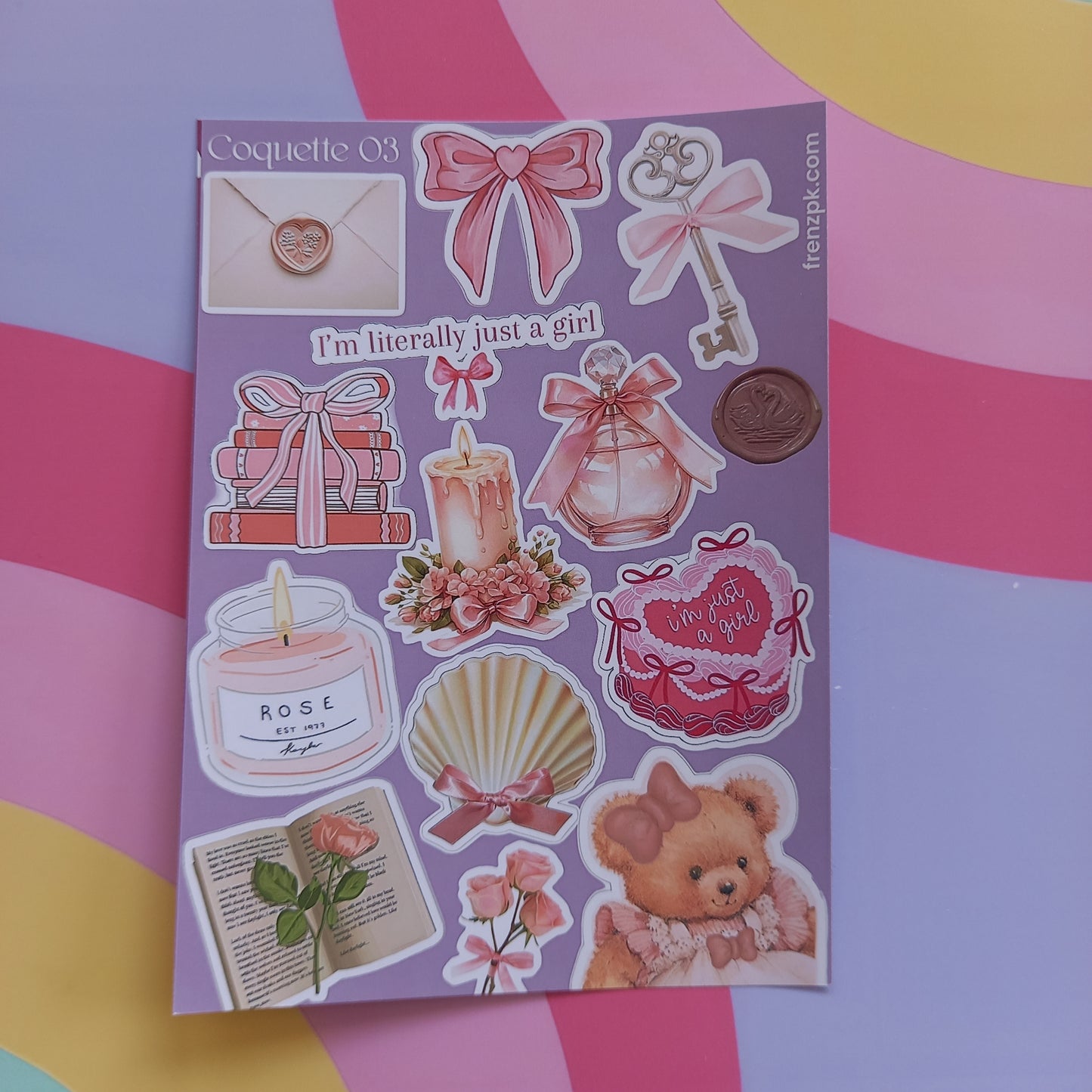 Coquette Sticker Sheets (Pack of 4)