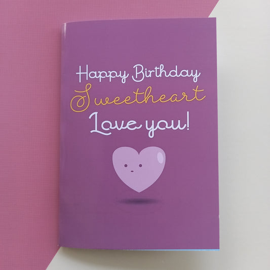 Happy Birthday Sweetheart Card