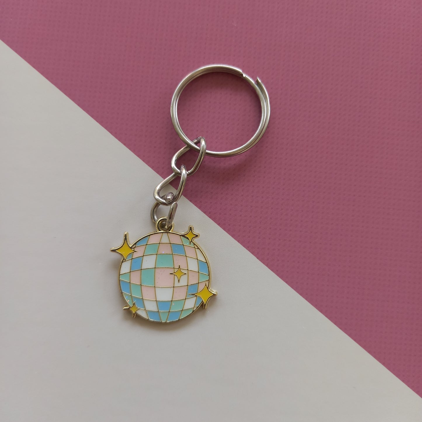 Mirrorball Keychain